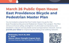 East Providence Bicycle and Pedestrian Plan Master Plan Public Open House