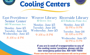 East Providence opens cooling centers
