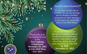 Memorial Tree Lighting - Ornaments Flyer