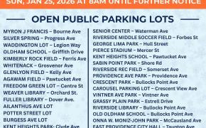 The City of East Providence implements Parking ban ahead of Winter Storm
