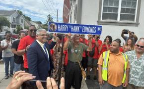 East Providence recognizes Harry “Hawk” Edmonds with street dedication ceremony