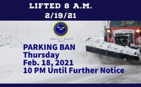 Parking Ban Lifted