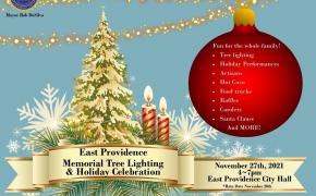 East Providence Memorial Tree Lighting and Holiday Celebration flyer
