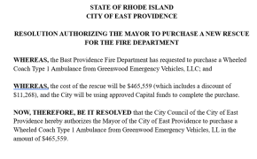 City Council Authorizes Mayor’s Request to Strengthen the Fire Department Fleet