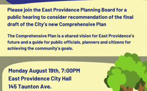 East Providence Planning Board Comprehensive Plan Public Hearing