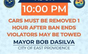East Providence ban to be lifted at 10PM, Monday, January 26,2026
