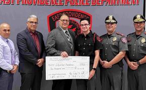 East Providence Police Explorers receive donation
