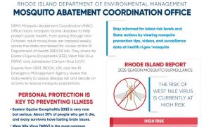 WEST NILE VIRUS DETECTED IN JOHNSTON, EAST PROVIDENCE, AND CRANSTON