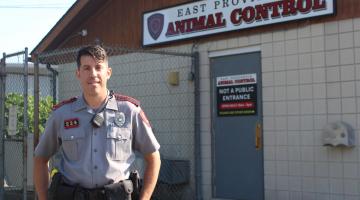 Photo of East Providence Animal Control Officer William Muggle