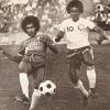 1977 (L-R) Leo Rojas of Sacramento and Boom Boom Barbosa of the Oceaneers