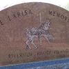 Rose Larisa Memorial Park Stone Sign