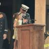 Fire Lieutenant Johansen's daughter leads Pledge of Allegiance