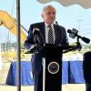 Senator Jack Reed delivers remarks as city breaks ground on East Providence Community Center