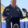 Council President Bob Rodericks delivers remarks as city  breaks ground on East Providence Community Center