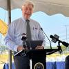 Senator Sheldon Whitehouse delivers remarks as city breaks ground on East Providence Community Center
